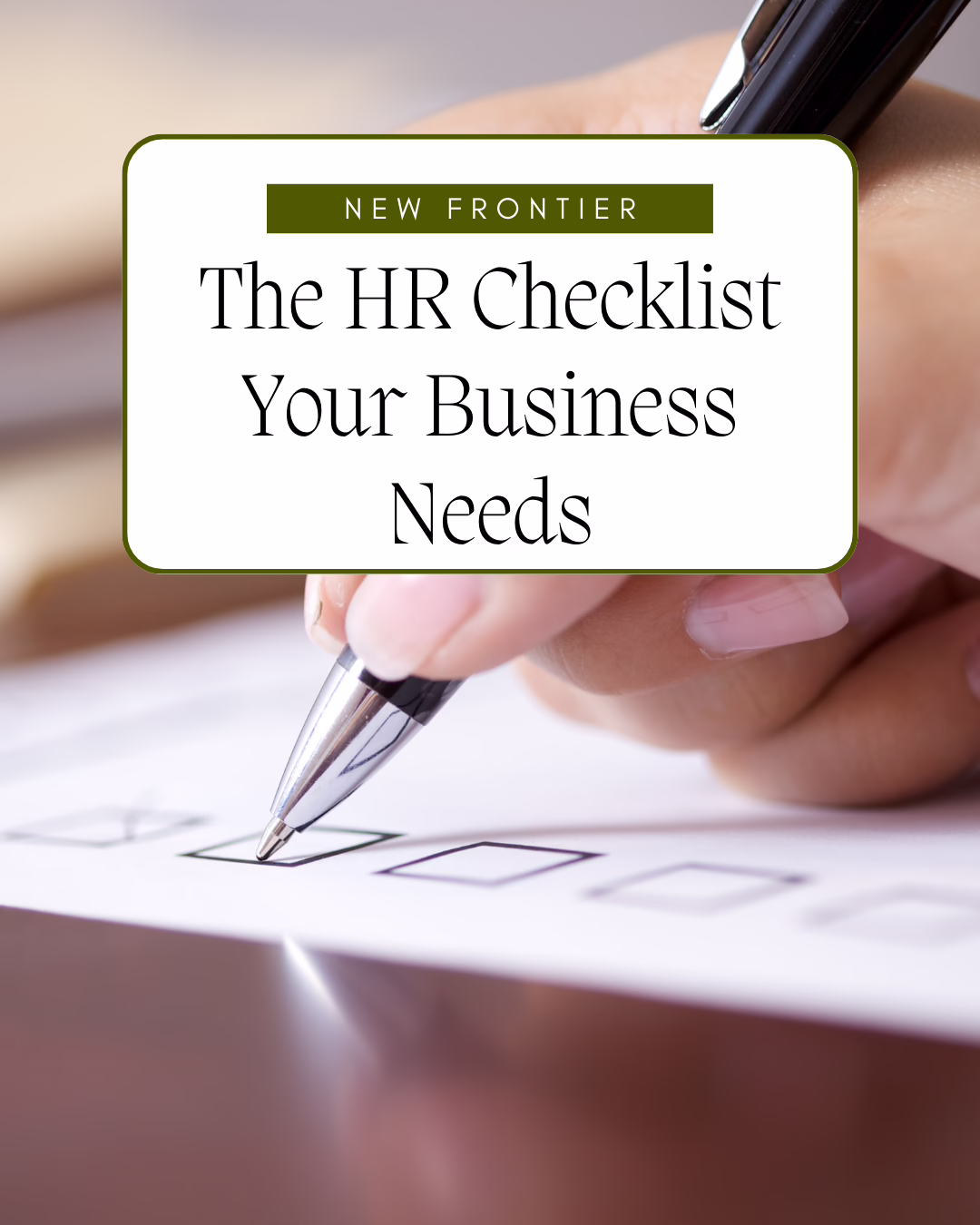 HR Checklist HR Checklist Blog Post Cover Image